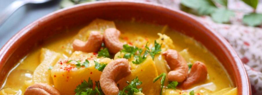 curry d’ananas au lait de coco