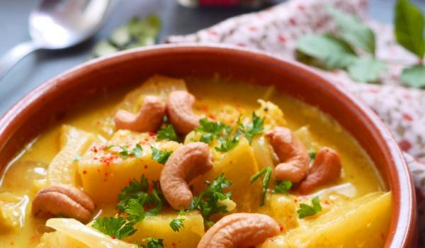 curry d’ananas au lait de coco