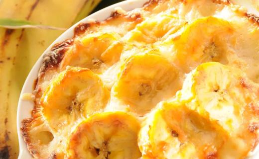 gratin de banane jaune